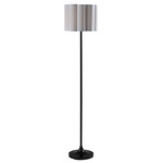 Elodie Floor Lamp - Black / White