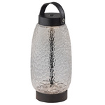 Cassius Portable Table Lamp - Black / Clear
