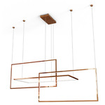 Eire Linear Pendant - Rose Copper