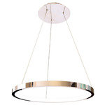 Hoop Pendant - Chrome