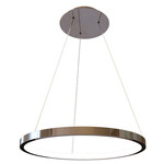 Hoop Pendant - Dark Reflex