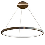 Hoop Pendant - Dark Reflex