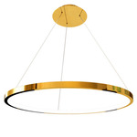 Hoop Pendant - Gold