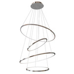 Hoop Tier Pendant - Chrome