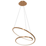 Mat Pendant - Rose Copper
