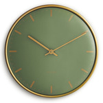 City Hall Wall Clock - Gold / Green