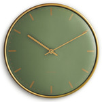 City Hall Wall Clock - Gold / Green