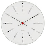 Bankers Wall Clock - Aluminum / White