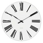 Roman Wall Clock - Aluminum / White