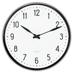 Station Wall Clock - Black / White