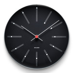 Bankers Wall Clock - Aluminum / Black