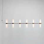 Zephyr Linear Pendant - Bronze