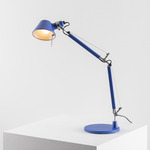 Tolomeo Micro Desk Lamp - Matte Klein Blue