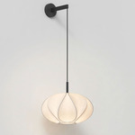Flow Wall Sconce - Matte Black / White