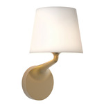 Millie Wall Sconce - Antique Brass / White