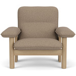 Brasilia Lounge Chair - Natural Oak / Logan Flint