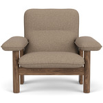 Brasilia Lounge Chair - Walnut / Logan Flint