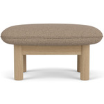 Brasilia Ottoman - Natural Oak / Logan Flint