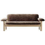 Brasilia Sofa - Natural Oak / Root Sheepskin