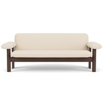Brasilia Sofa - Dark Stained Oak / Logan Jasmine