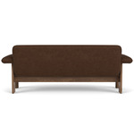 Brasilia Sofa - Walnut / Brown Boucle