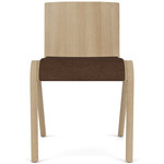 Ready Upholstered Dining Chair - Natural Oak / Brown Boucle