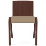 Ready Upholstered Dining Chair - Red Stained Oak / Sierra Stone Leather