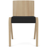 Ready Upholstered Dining Chair - Natural Oak / Sierra Black Leather