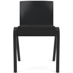 Ready Upholstered Dining Chair - Black Stained Oak / Sierra Black Leather