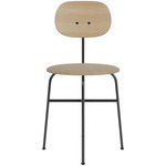 Afteroom Plus Upholstered Seat Dining Chair - Natural Oak / Beige Boucle