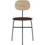 Afteroom Plus Upholstered Seat Dining Chair - Natural Oak / Brown Boucle