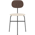Afteroom Plus Upholstered Seat Dining Chair - Dark Stained Oak / Logan Jasmine