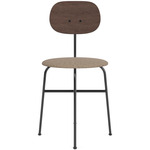 Afteroom Plus Upholstered Seat Dining Chair - Dark Stained Oak / Logan Flint