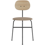 Afteroom Plus Upholstered Seat Dining Chair - Natural Oak / Logan Flint