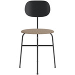 Afteroom Plus Upholstered Seat Dining Chair - Black Ash / Logan Flint