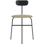 Afteroom Upholstered Seat Dining Chair - Black Ash / Beige Boucle