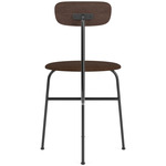 Afteroom Upholstered Seat Dining Chair - Dark Stained Oak / Brown Boucle