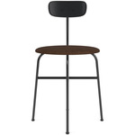 Afteroom Upholstered Seat Dining Chair - Black Ash / Brown Boucle