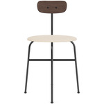Afteroom Upholstered Seat Dining Chair - Dark Stained Oak / Logan Jasmine