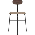 Afteroom Upholstered Seat Dining Chair - Dark Stained Oak / Logan Flint