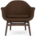 Harbour Lounge Chair - Dark Oak / Brown Boucle