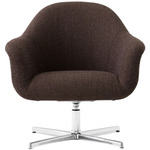Harbour Swivel Lounge Chair - Polished Aluminum / Logan 5