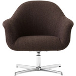 Harbour Swivel Lounge Chair - Polished Aluminum / Logan 5