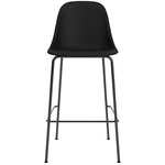 Harbour Side Stool - Black / Sierra Black Leather