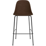 Harbour Side Stool - Black / Brown Boucle
