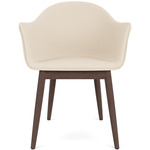 Harbour Wooden Base Armchair - Dark Stained Oak / Logan Jasmine