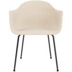 Harbour Steel Base Armchair - Black / Logan Jasmine