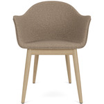 Harbour Wooden Base Armchair - Natural Oak / Logan Flint