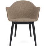 Harbour Wooden Base Armchair - Black Oak / Logan Flint