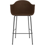 Harbour Armchair Stool - Black / Brown Boucle